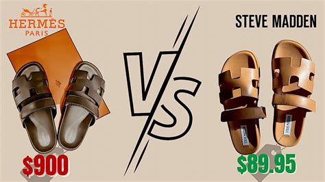 hermes chunky sandal dupe|hermes sandals vs steve madden.